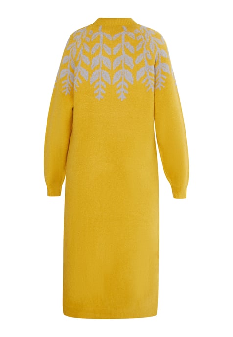 usha Maxi Strickkleid Damen Curry Mehrfarbig - Image 2