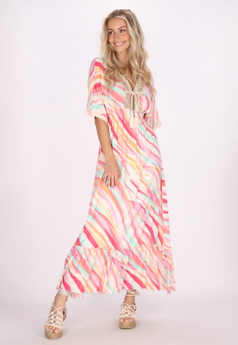 IZIA Kleid Damen Rosa Mehrfarbig - Image 3