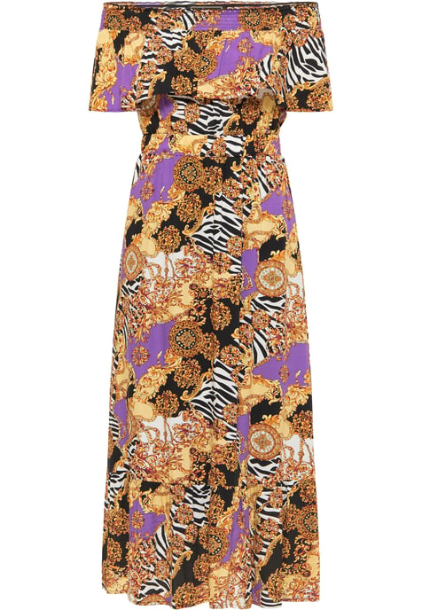 Faina Midikleid Damen Orange Mehrfarbig - Image 1