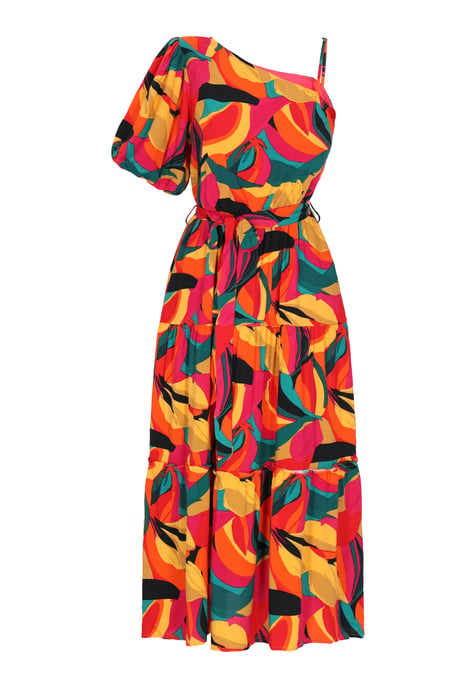 IZIA Kleid Frauen gelb mehrfarbig - Image 1