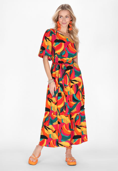 IZIA Kleid Frauen gelb mehrfarbig - Image 2