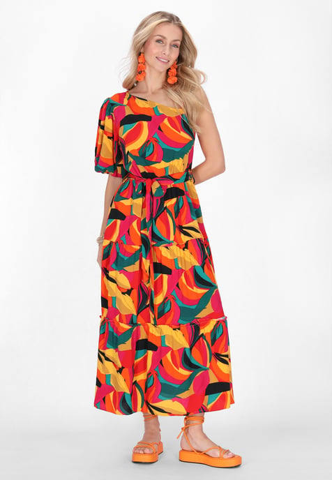 IZIA Kleid Frauen gelb mehrfarbig - Image 3