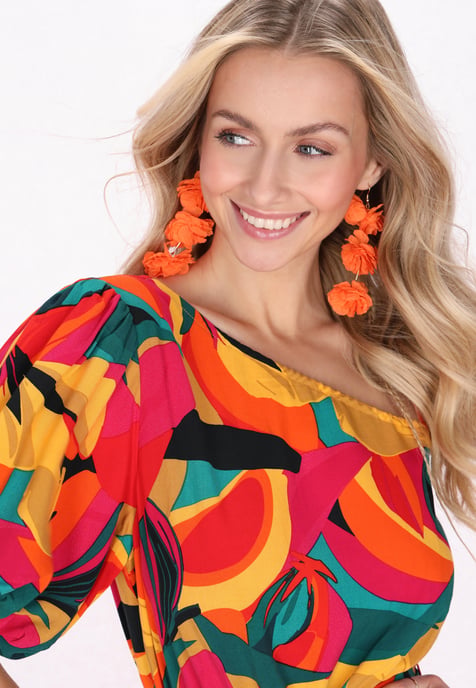IZIA Kleid Frauen gelb mehrfarbig - Image 5
