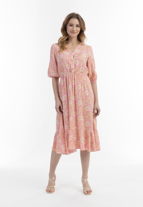 usha Midikleid Damen Rosa Mehrfarbig - Image 2