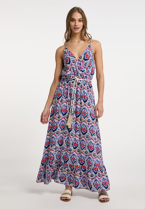 IZIA Maxikleid mit Allover-Print Damen Blau Mehrfarbig - Image 2