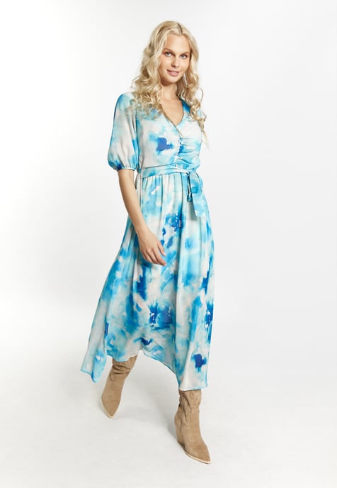 IZIA Kleid Damen Blau Mehrfarbig - Image 4