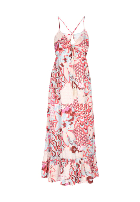 IZIA Kleid Damen Rot Mehrfarbig - Image 1