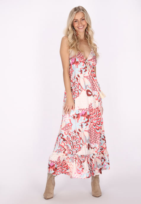 IZIA Kleid Damen Rot Mehrfarbig - Image 2