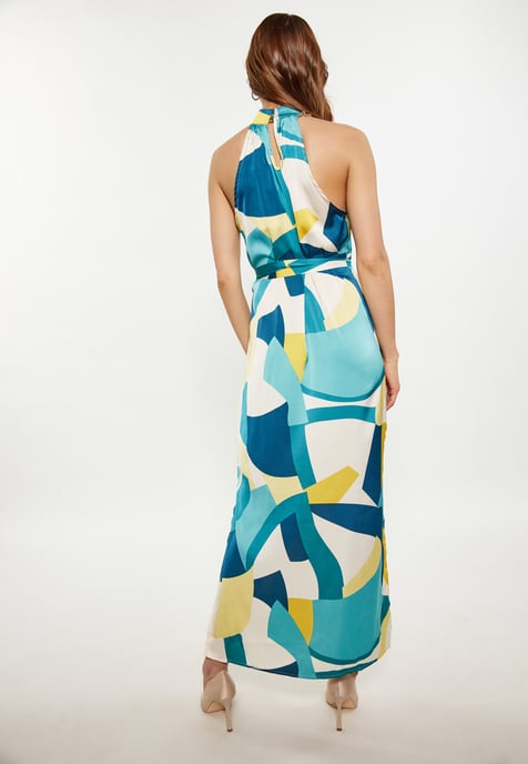 Faina Kleid Damen Blau Mehrfarbig - Image 3
