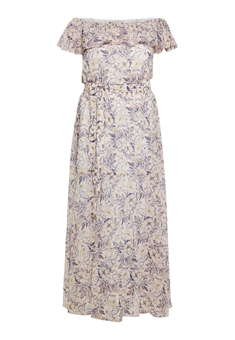 Faina Kleid Damen weiße flieder - Image 1