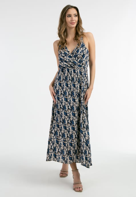 Faina Maxikleid Damen Blau Mehrfarbig - Image 2