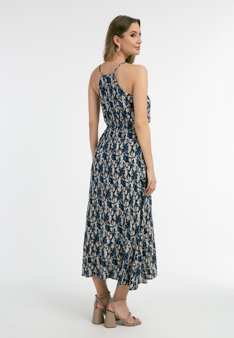 Faina Maxikleid Damen Blau Mehrfarbig - Image 3