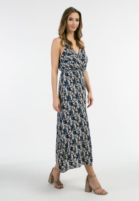 Faina Maxikleid Damen Blau Mehrfarbig - Image 4