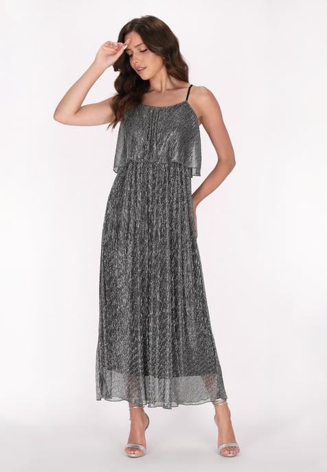 Faina Kleid Damen Silber - Image 2