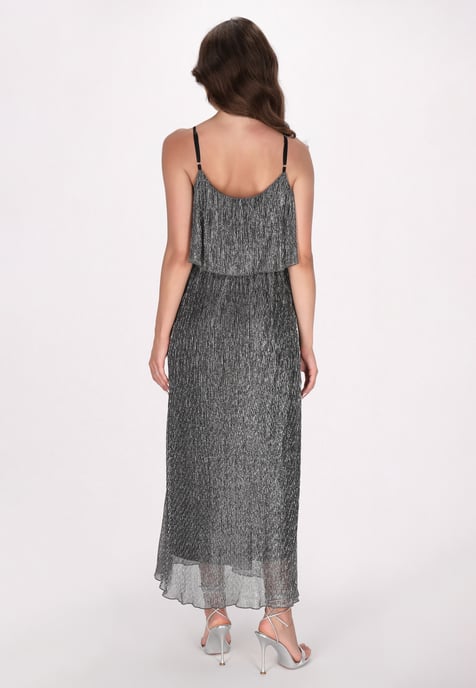 Faina Kleid Damen Silber - Image 4