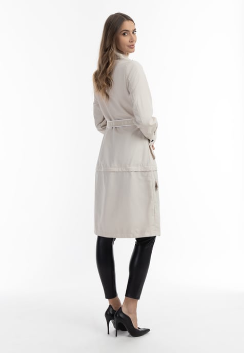 Faina 2-in1 Mantel Damen Creme - Image 4