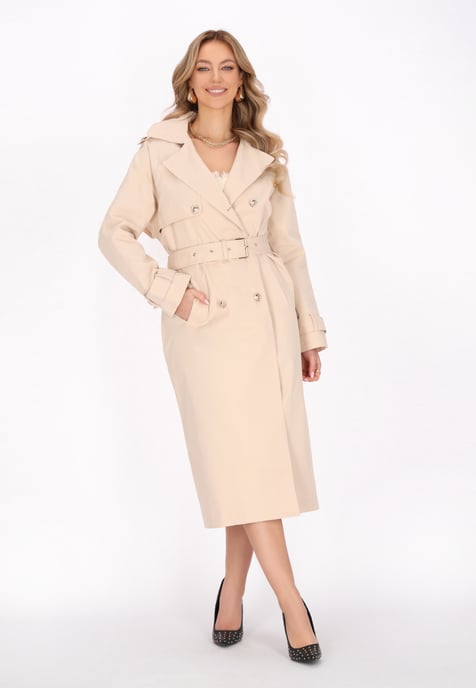Faina Mantel Frauen hellbeige - Image 3