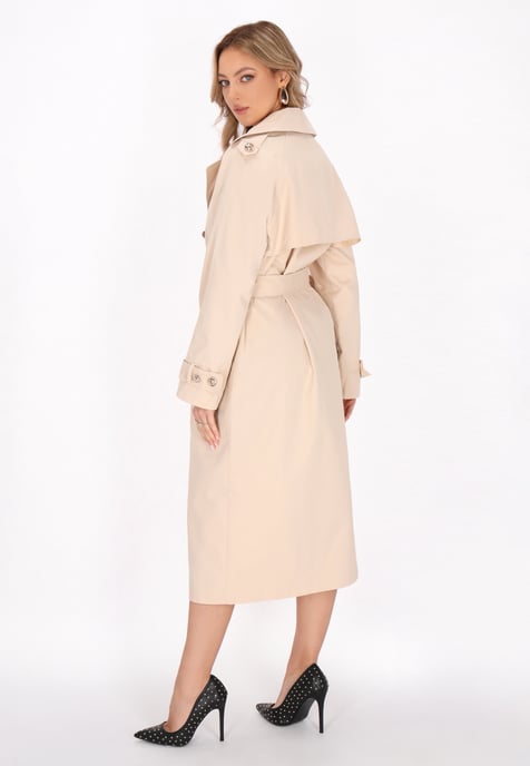 Faina Mantel Frauen hellbeige - Image 4