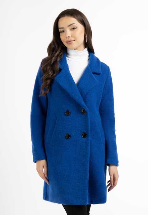 Faina Mantel Damen royalblau - Image 3