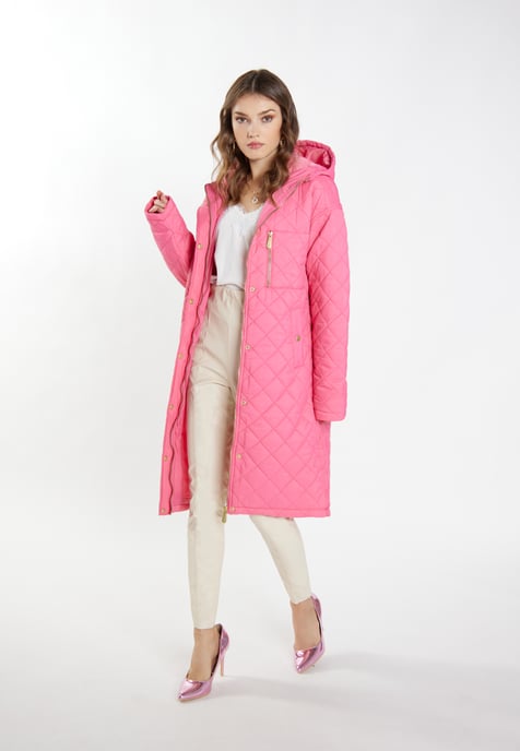 Faina Leichter Steppmantel Damen Rosa - Image 2