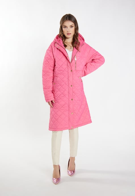 Faina Leichter Steppmantel Damen Rosa - Image 4