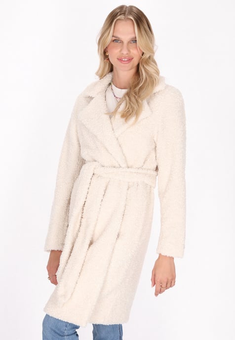 IZIA Mantel Damen Wollweiß - Image 3