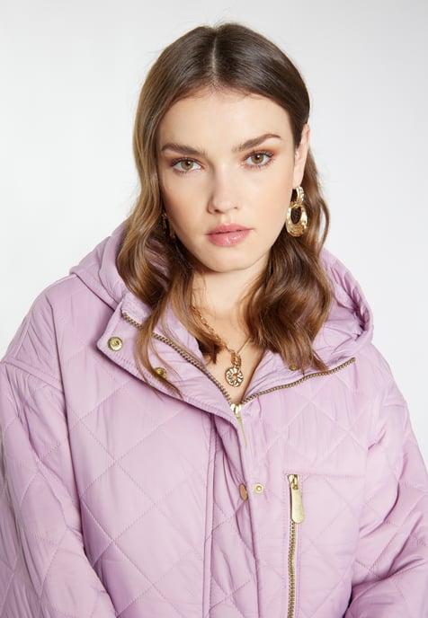 Faina Leichter Steppmantel Damen Mauve - Image 5