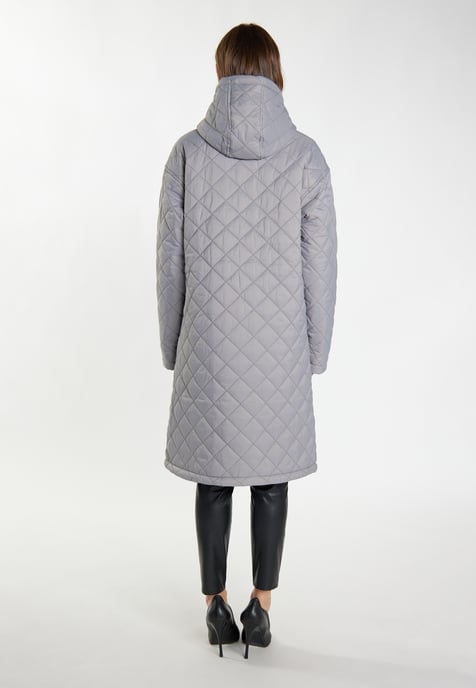 Faina Leichter Steppmantel Damen grau - Image 3