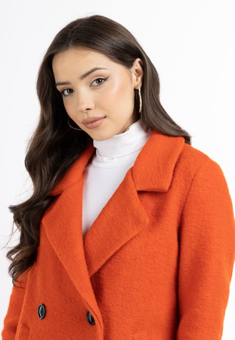 Faina Mantel Damen orange - Image 5