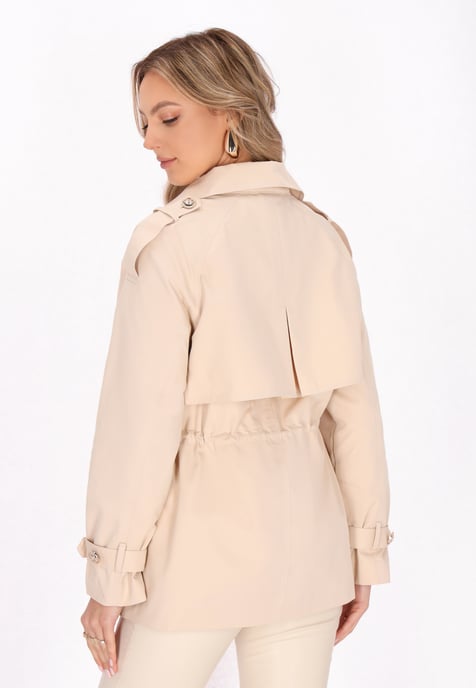 Faina Mantel Frauen hellbeige - Image 4