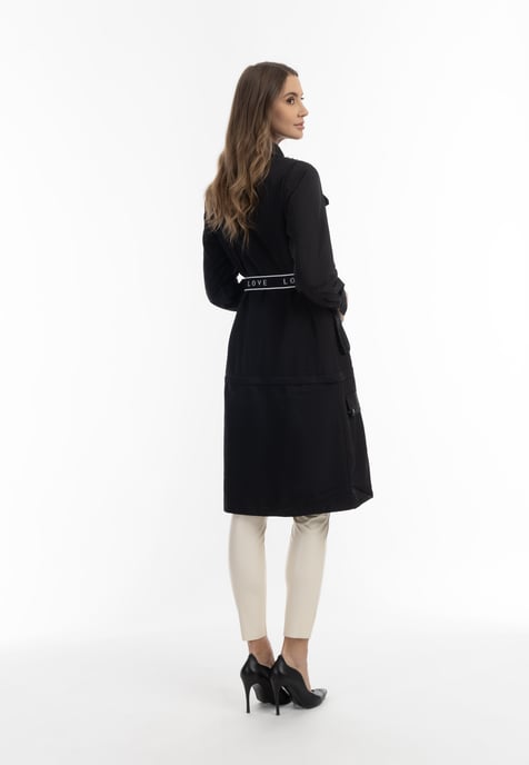 Faina 2-in1 Mantel Damen schwarz - Image 3