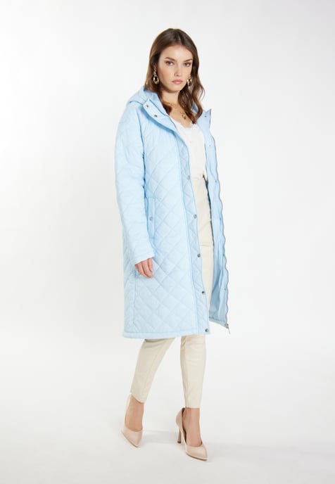 Faina Leichter Steppmantel Damen hellblau - Image 2