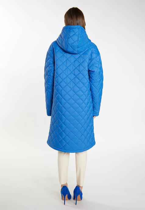 Faina Leichter Steppmantel Damen blau - Image 3