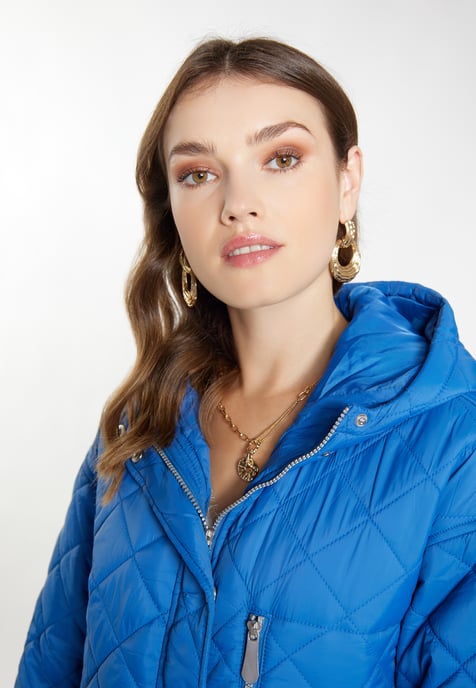 Faina Leichter Steppmantel Damen blau - Image 5