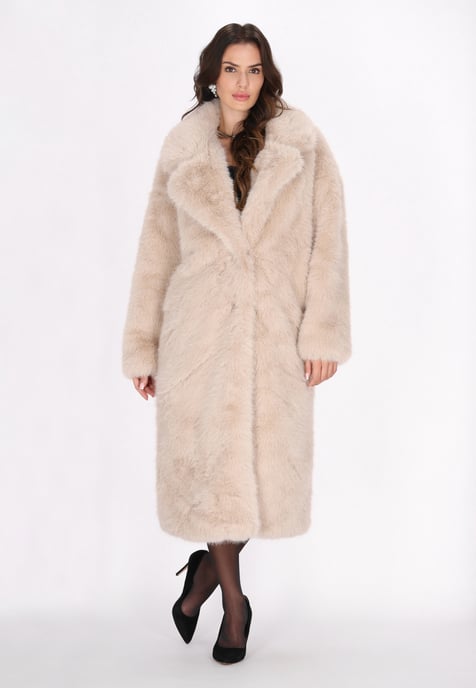 Faina Übergangsmantel Damen Cremebeige - Image 3
