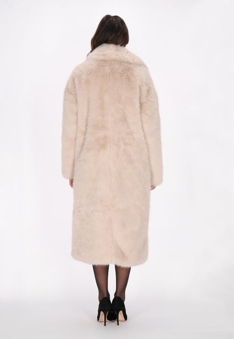 Faina Übergangsmantel Damen Cremebeige - Image 4