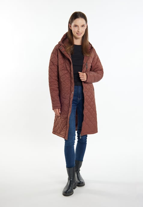 usha Leichter Steppmantel Damen braun - Image 2