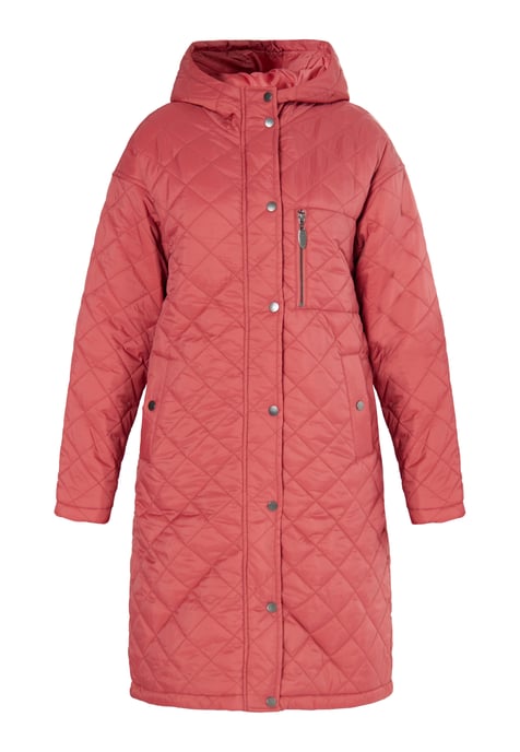 usha Leichter Steppmantel Damen Vintage Rot - Image 1