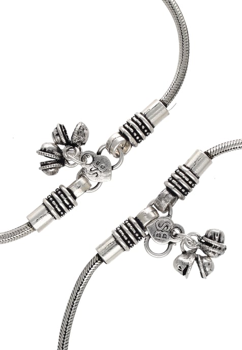 IZIA Fußkettchen Damen Silber Mehrfarbig - Image 3