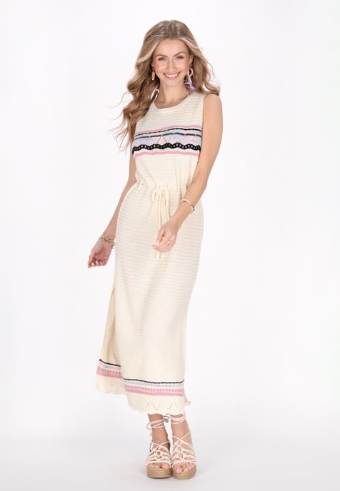 IZIA Kleid Frauen cremeweiß mehrfarbig - Image 3