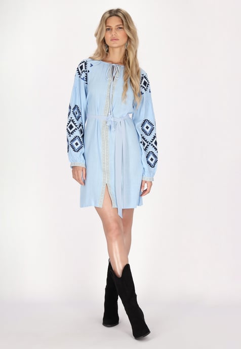 usha Kleid Damen hellblau - Image 2