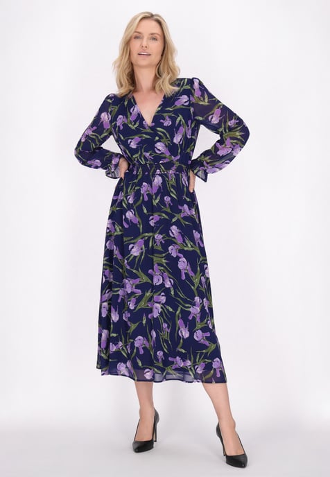 usha Kleid Damen Blau Mehrfarbig - Image 3