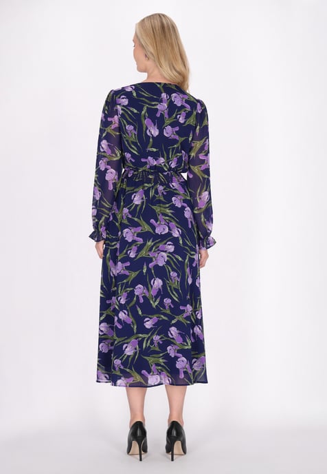 usha Kleid Damen Blau Mehrfarbig - Image 4
