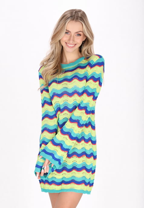 IZIA Kleid Frauen aqua mehrfarbig - Image 3