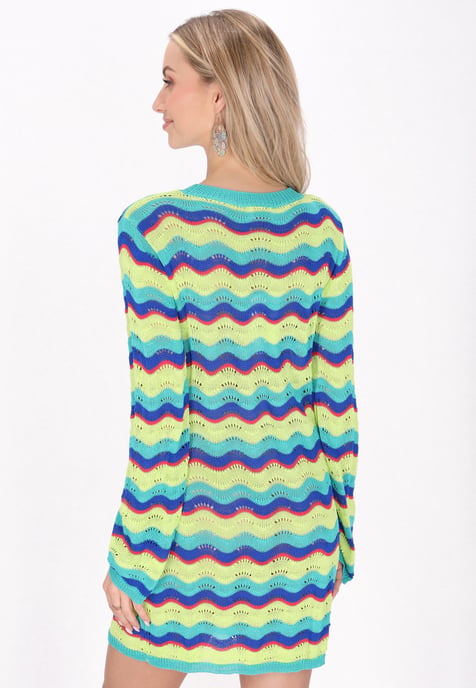 IZIA Kleid Frauen aqua mehrfarbig - Image 4