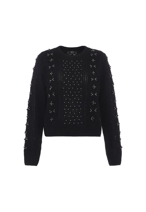 Faina Pullover Damen schwarz - Image 1