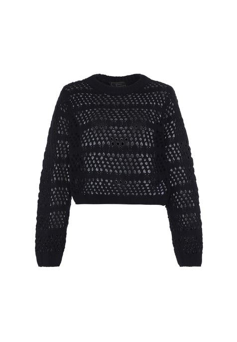 Faina Pullover Damen schwarz - Image 1