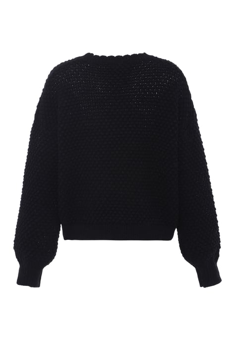 Faina Pullover mit Perlen Damen schwarz - Image 2