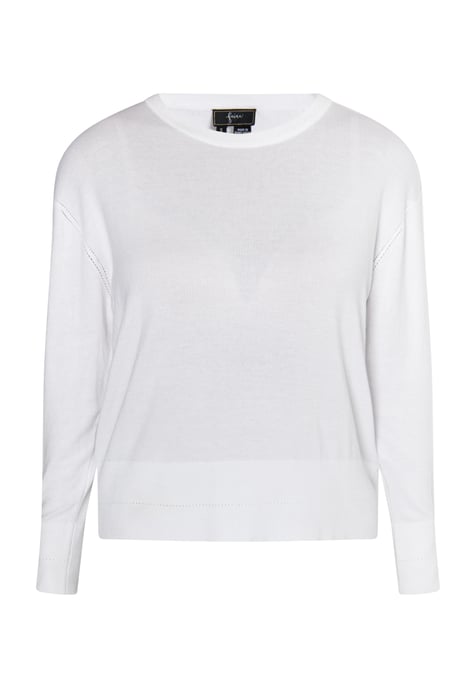 Faina Strickpullover Damen weiss - Image 1