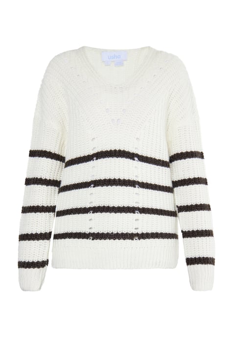 usha Strickpullover Damen weiss - Image 1